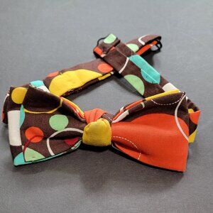 Handmade bow tie polka dot